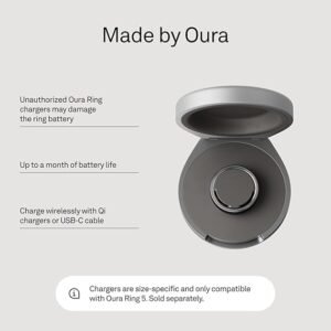 Oura Ring 5 - Portable Charger - Size 9